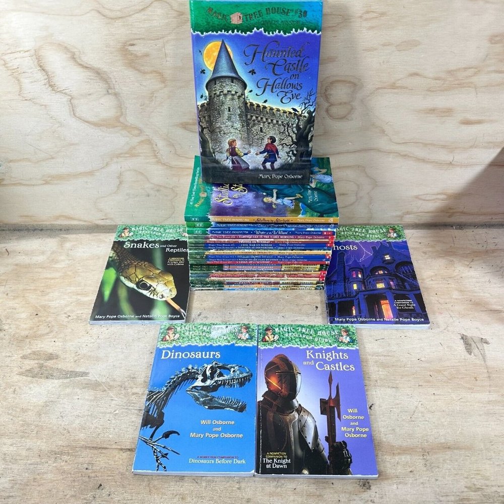 Lot of 25 Magic Tree House Chapter Books by Mary Pope Osborne Kids Homeschool